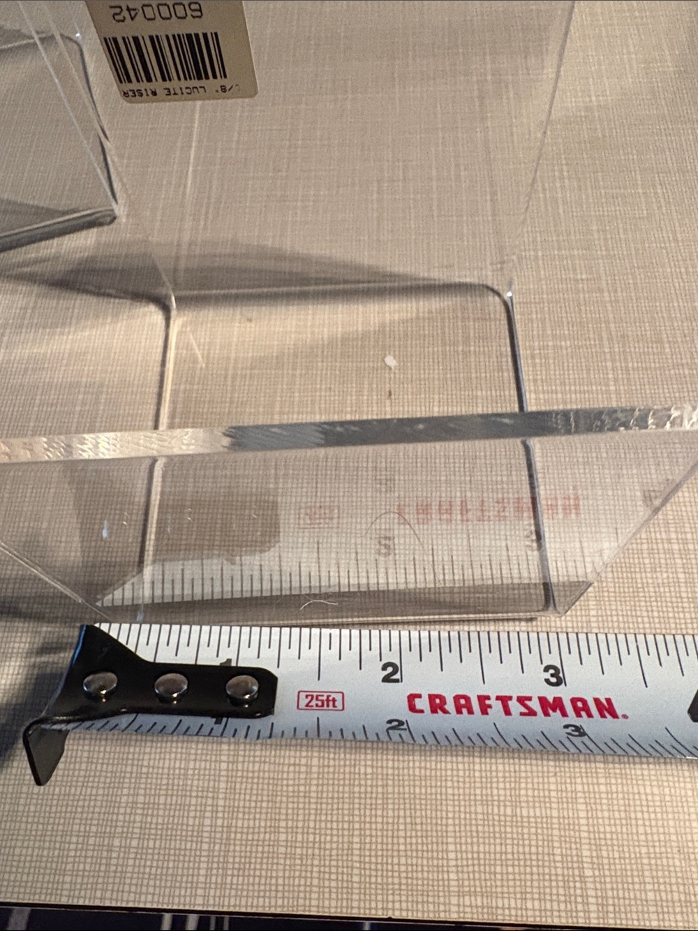 Lucky Brand Clear Acrylic Organizer - Transparent set of 4. - Picture 2 of 4